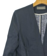 Simplicite（シンプリシテ）ノーカラージャケット 紺 サイズ:S レディース/2200659969095