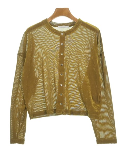 Simplicite(シンプリシテ)カーディガン 黄 サイズ:F/2200661866054