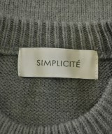 Simplicite（シンプリシテ）ニット・セーター グレー サイズ:F レディース/2200661774021