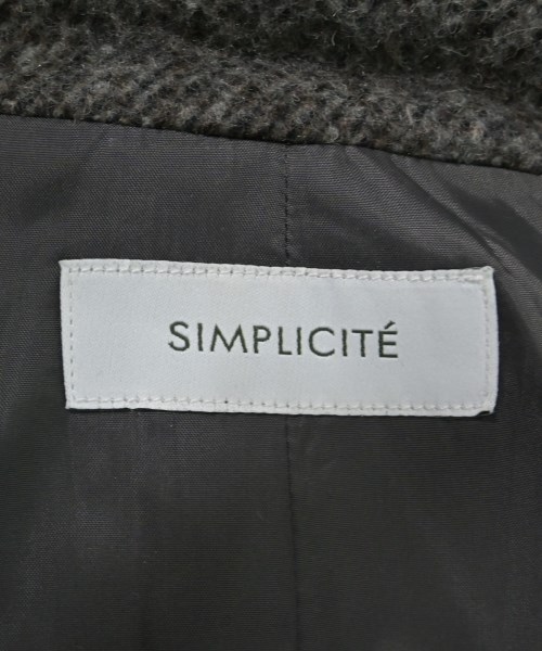 Simplicite（シンプリシテ）チェスターコート グレー サイズ:F レディース/2200662206019