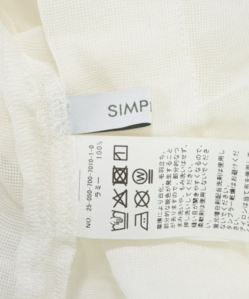 Simplicite（シンプリシテ）カジュアルシャツ 白 サイズ:F レディース/2200693912095