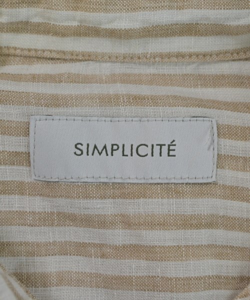 Simplicite（シンプリシテ）カジュアルシャツ 茶 サイズ:F レディース/2200708450079
