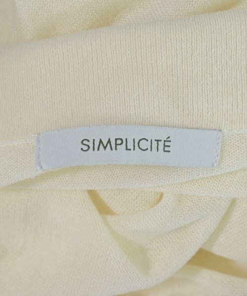 Simplicite（シンプリシテ）ニット・セーター 白 サイズ:F レディース/2200711062047