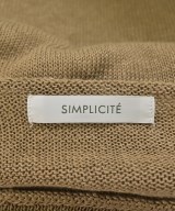Simplicite（シンプリシテ）ベスト/ノースリーブ 茶 サイズ:F レディース/2200710629111