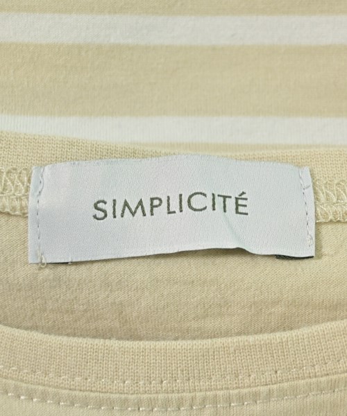 Simplicite（シンプリシテ）Tシャツ・カットソー ベージュ サイズ:F レディース/2200713366037