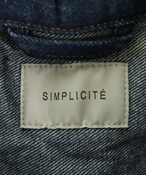 Simplicite（シンプリシテ）デニムジャケット 紺 サイズ:L メンズ/2200711858091
