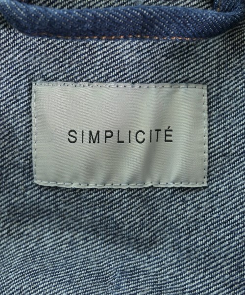 Simplicite（シンプリシテ）デニムジャケット 紺 サイズ:L メンズ/2200711858183