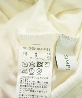Simplicite（シンプリシテ）Tシャツ・カットソー 白 サイズ:F レディース/2200717635177