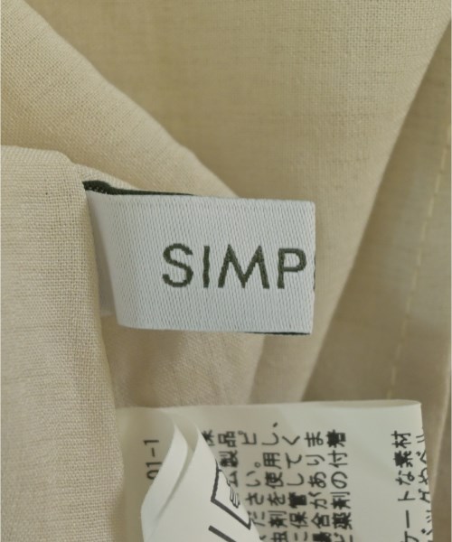 Simplicite（シンプリシテ）ワンピース 白 サイズ:-(M位) レディース/2200709399124