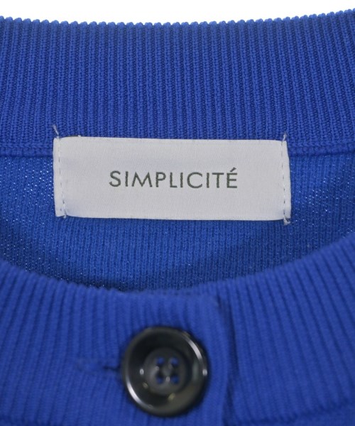 Simplicite（シンプリシテ）カーディガン 青 サイズ:F レディース/2200636096035