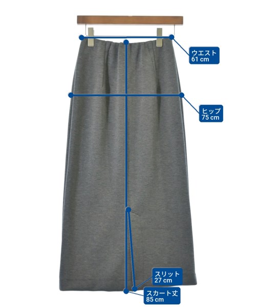 Simplicite（シンプリシテ）ロング・マキシ丈スカート グレー サイズ:F レディース/2200643463134