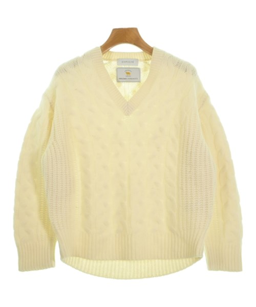 Simplicite(シンプリシテ)ニット・セーター 白 サイズ:-(M位)/2200636791015