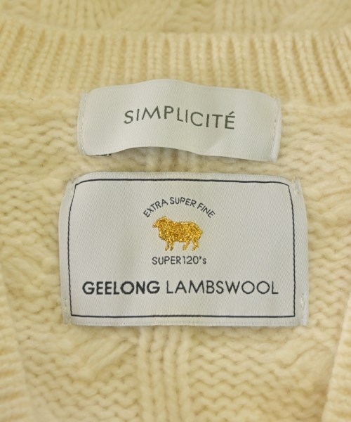Simplicite（シンプリシテ）ニット・セーター 白 サイズ:-(M位) レディース/2200636791015
