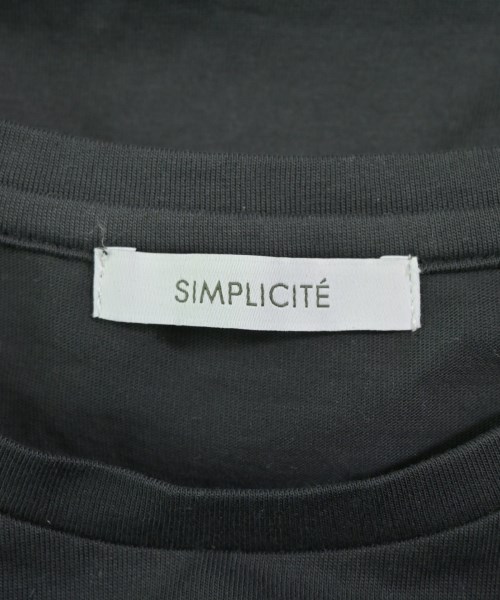 Simplicite（シンプリシテ）Tシャツ・カットソー グレー サイズ:F レディース/2200637382069
