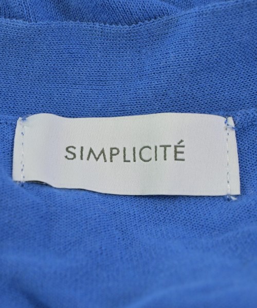 Simplicite（シンプリシテ）カーディガン 青 サイズ:F レディース/2200640174101