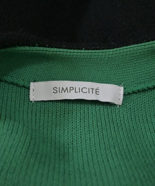 Simplicite（シンプリシテ）カーディガン 黒 サイズ:F レディース/2200647633038