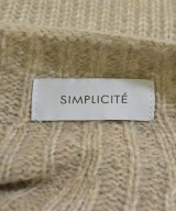 Simplicite（シンプリシテ）ニット・セーター ベージュ サイズ:F レディース/2200640785048