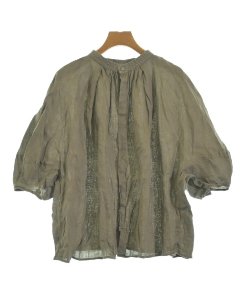 Simplicite(シンプリシテ)ブラウス 茶 サイズ:F/2200642191083