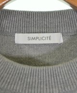 Simplicite（シンプリシテ）ニット・セーター グレー サイズ:F レディース/2200650109025