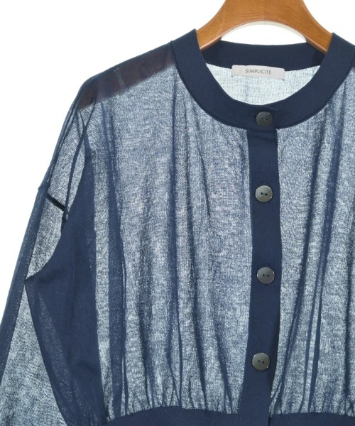 Simplicite（シンプリシテ）カーディガン 紺 サイズ:F レディース/2200643540040