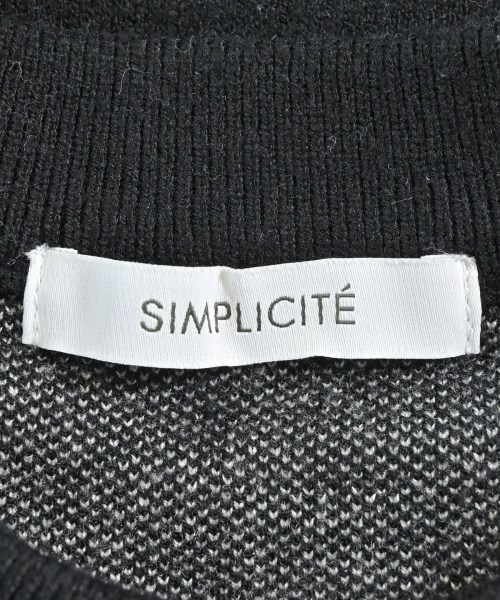 Simplicite（シンプリシテ）ニット・セーター 黒 サイズ:F レディース/2200644349048