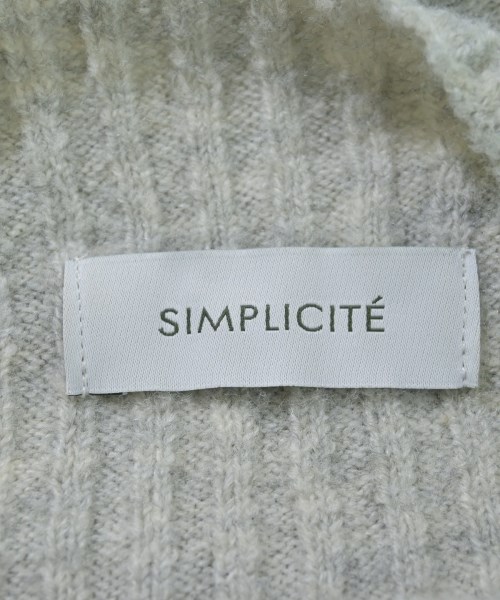 Simplicite（シンプリシテ）ワンピース グレー サイズ:F レディース/2200647850015