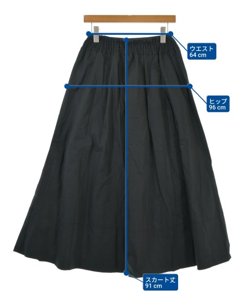 Simplicite（シンプリシテ）ロング・マキシ丈スカート 黒 サイズ:-(M位) レディース/2200642176073