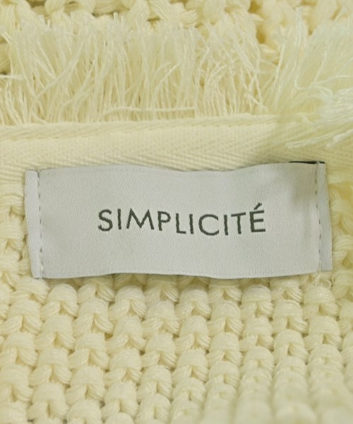 Simplicite（シンプリシテ）カーディガン 白 サイズ:-(L位) レディース/2200652988307