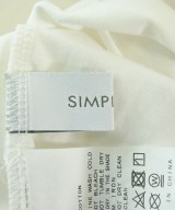 Simplicite（シンプリシテ）Tシャツ・カットソー 白 サイズ:F レディース/2200644871037