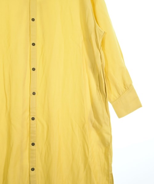 Simplicite（シンプリシテ）シャツワンピース 黄 サイズ:F レディース/2200644871099