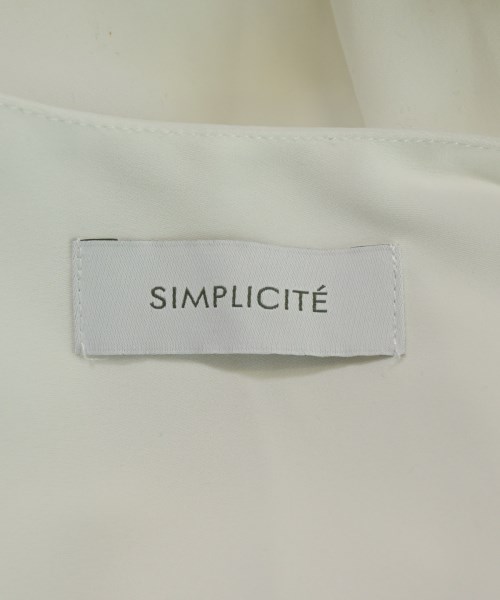 Simplicite（シンプリシテ）カジュアルシャツ 白 サイズ:F レディース/2200641645037