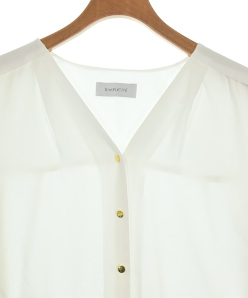 Simplicite（シンプリシテ）カジュアルシャツ 白 サイズ:F レディース/2200641645037