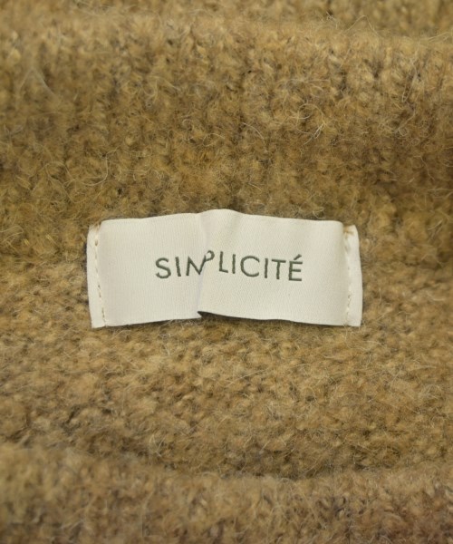 Simplicite（シンプリシテ）ニット・セーター 茶 サイズ:F レディース/2200648026082