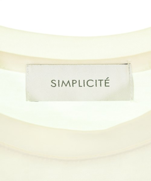 Simplicite（シンプリシテ）Tシャツ・カットソー 白 サイズ:F レディース/2200699590075