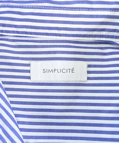 Simplicite（シンプリシテ）カジュアルシャツ 青 サイズ:F レディース/2200704018037