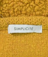 Simplicite（シンプリシテ）ノーカラージャケット 黄 サイズ:F レディース/2200700988020
