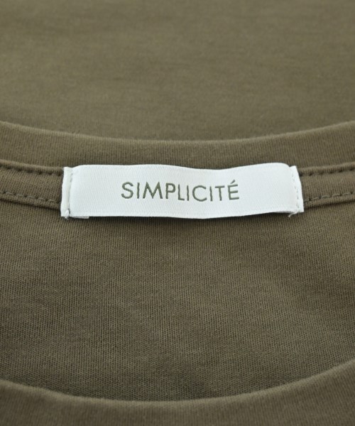 Simplicite（シンプリシテ）Tシャツ・カットソー 茶 サイズ:F レディース/2200695164096