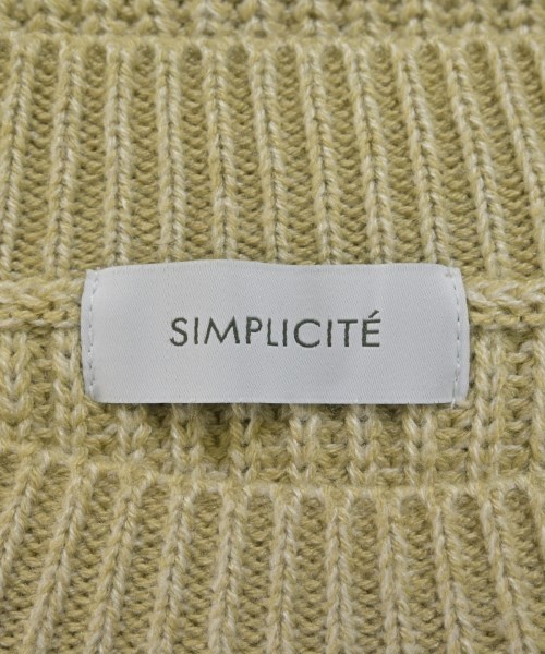 Simplicite（シンプリシテ）ニット・セーター ベージュ サイズ:F レディース/2200697103055