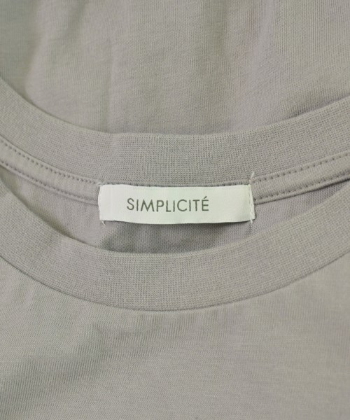 Simplicite（シンプリシテ）ワンピース グレー サイズ:F レディース/2200705720052