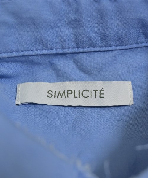 Simplicite（シンプリシテ）カジュアルシャツ 青 サイズ:F メンズ/2200705967174