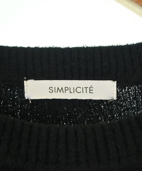 Simplicite（シンプリシテ）ニット・セーター 黒 サイズ:-(M位) レディース/2200709357094