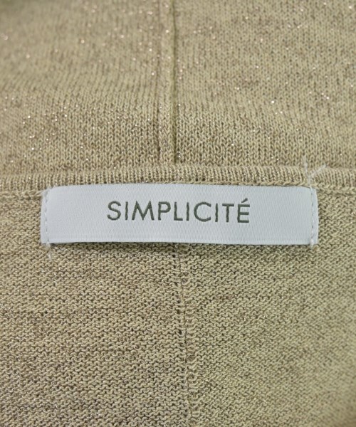 Simplicite（シンプリシテ）ベスト/ノースリーブ ベージュ サイズ:-(M位) レディース/2200707934013