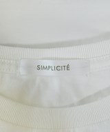Simplicite（シンプリシテ）Tシャツ・カットソー 白 サイズ:F レディース/2200697084019