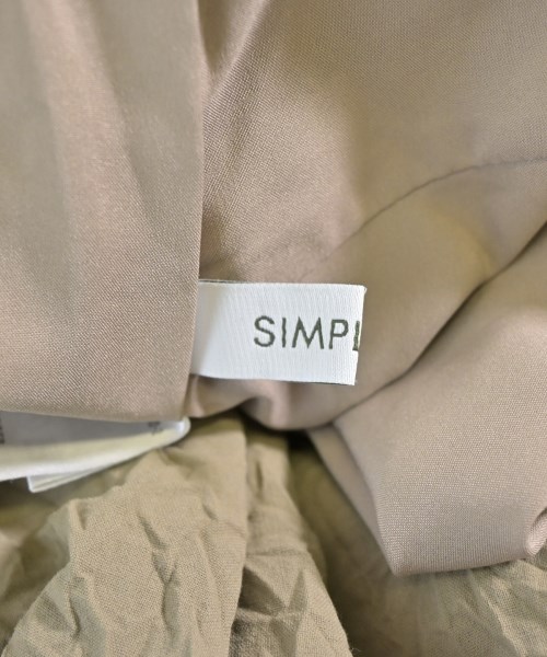 Simplicite（シンプリシテ）ワンピース ベージュ サイズ:F レディース/2200704426054