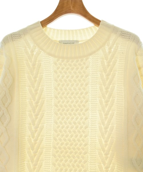 Simplicite（シンプリシテ）ニット・セーター 白 サイズ:F レディース/2200659426024