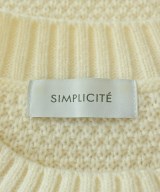 Simplicite（シンプリシテ）ニット・セーター 白 サイズ:F レディース/2200659426024