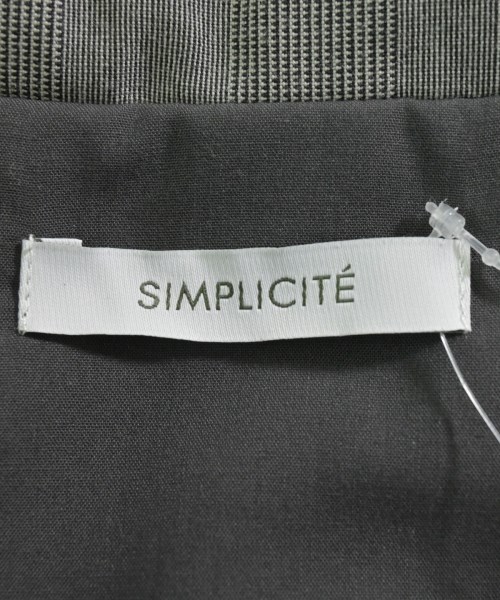 Simplicite（シンプリシテ）ジャケット グレー サイズ:F レディース/2200660097022