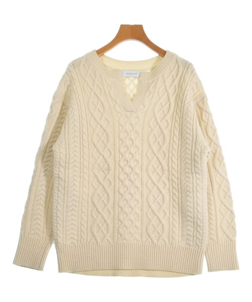 Simplicite(シンプリシテ)ニット・セーター 白 サイズ:F/2200660645018