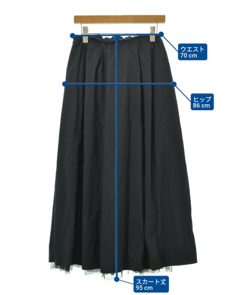 Simplicite（シンプリシテ）ロング・マキシ丈スカート 黒 サイズ:-(M位) レディース/2200663004027