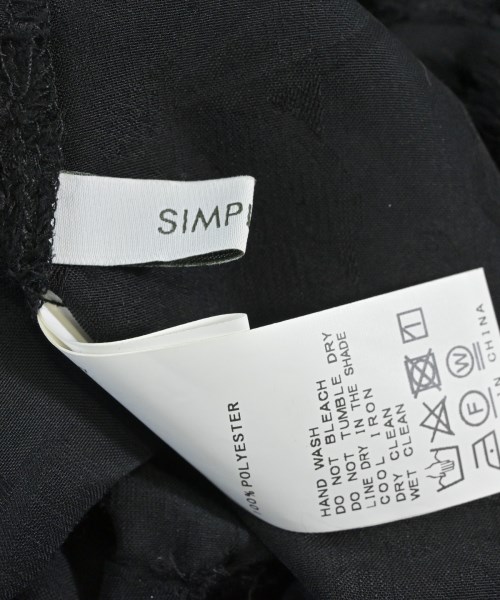 Simplicite（シンプリシテ）ブラウス 黒 サイズ:F レディース/2200661584040
